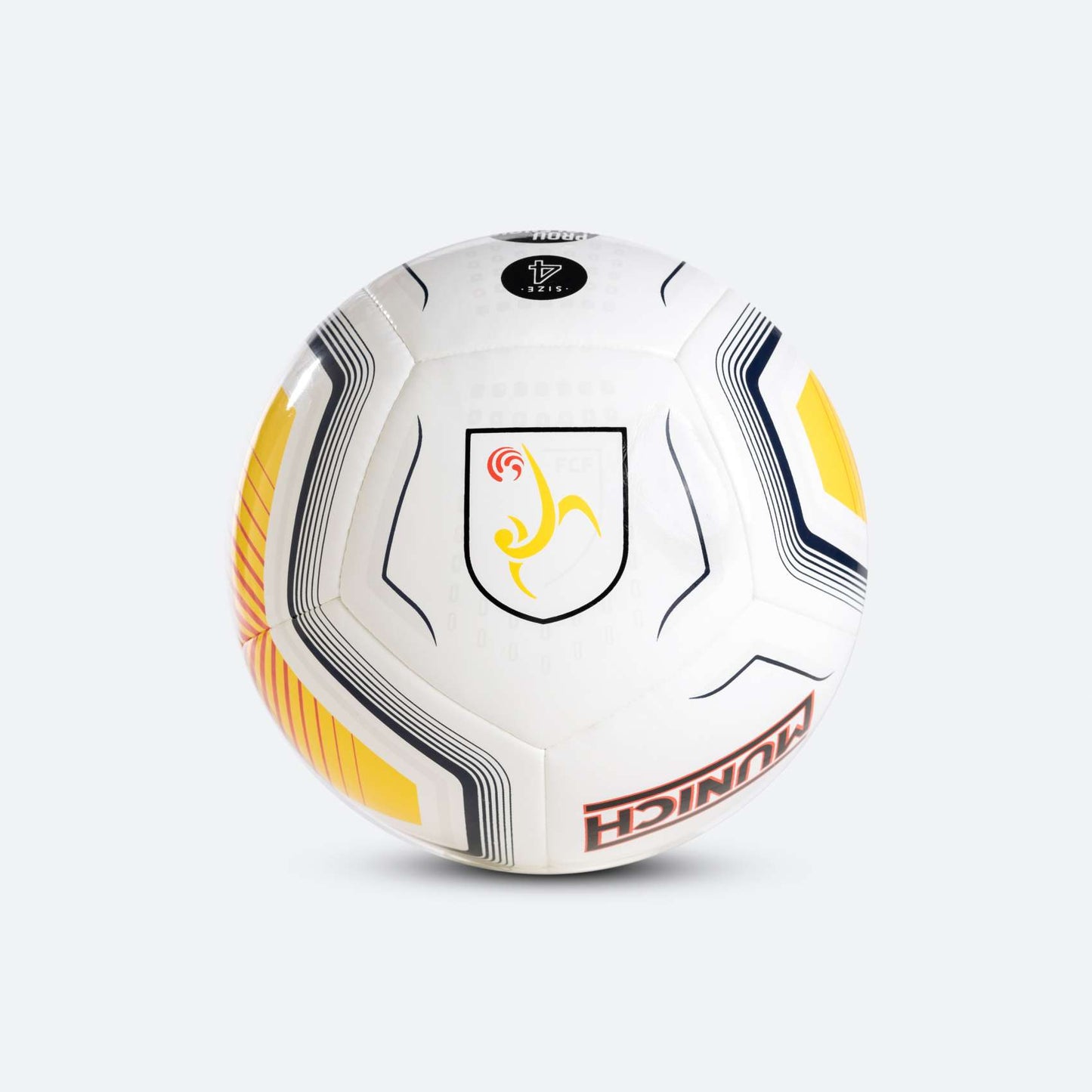 BALON FCF NOROK WHITE-YELOW INDOOR 93