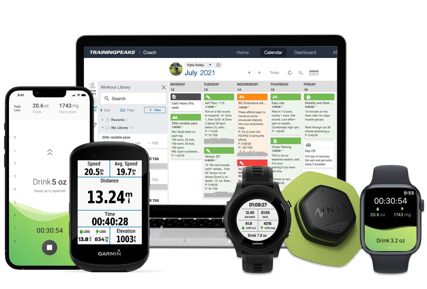 Nix Integraciones - Apple Watch Garmin TrainingPeaks